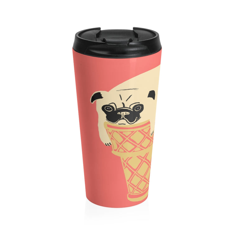 Pancakes and Ice Cream Stainless Steel Travel Mug