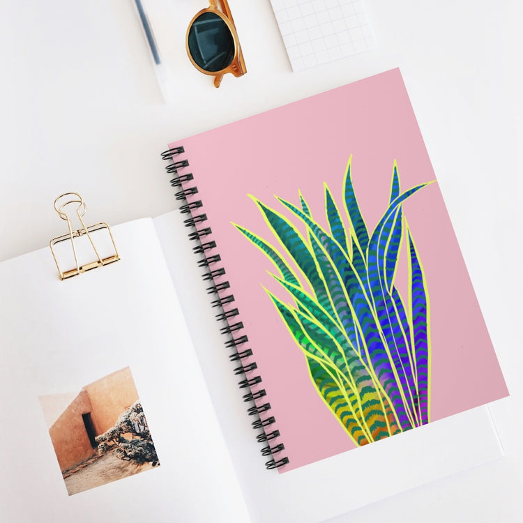 Sarah's Snake Plant Spiral Notebook