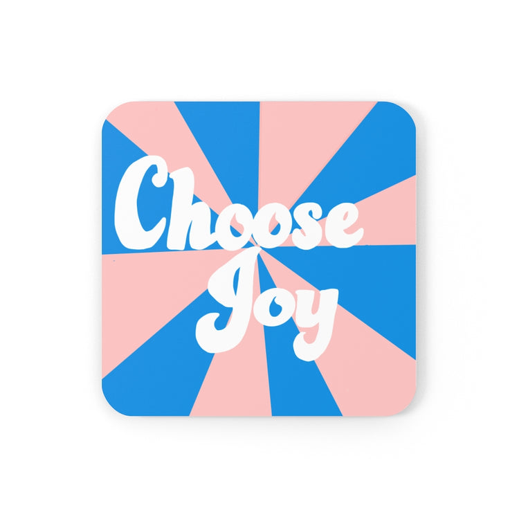 Choose Joy Corkwood Coaster Set