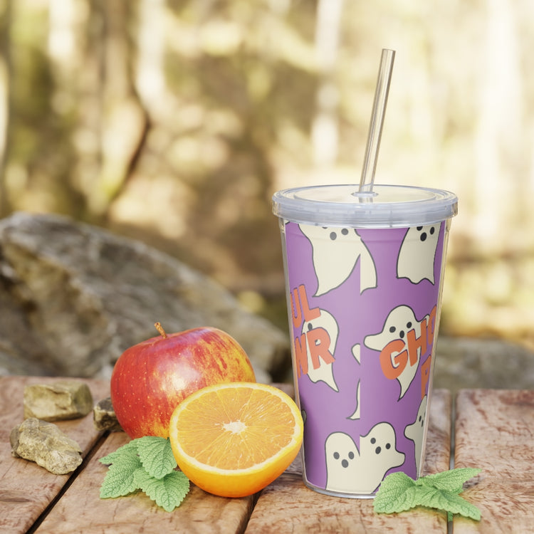 Ghoul PWR Plastic Tumbler with Straw