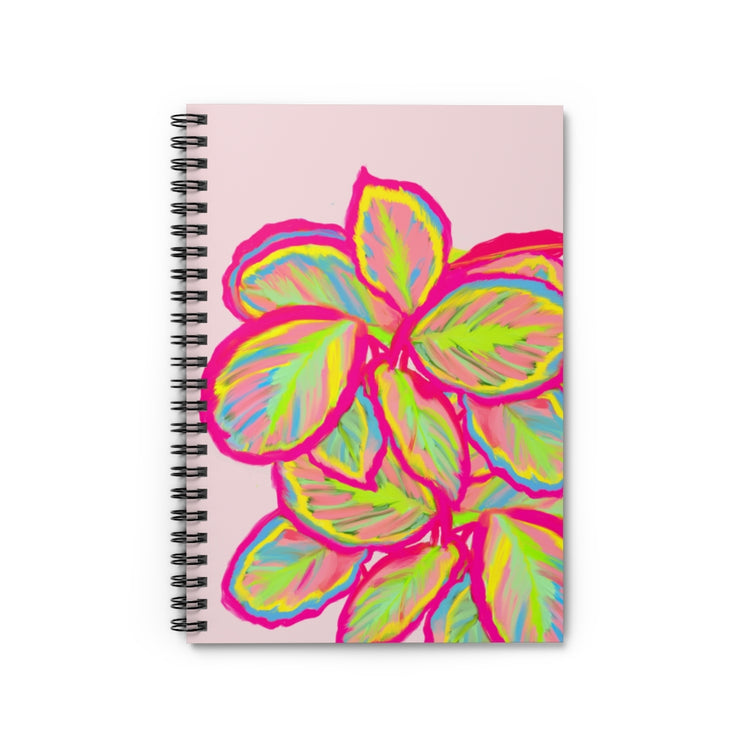 Colourful Calathea Spiral Notebook