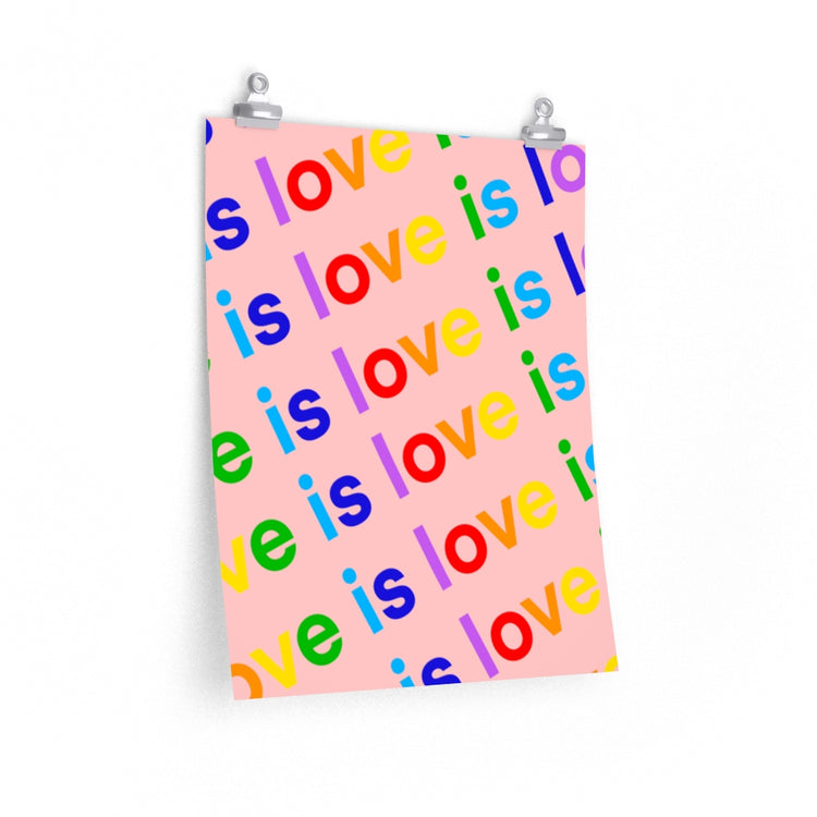 Love is Love vertical poster