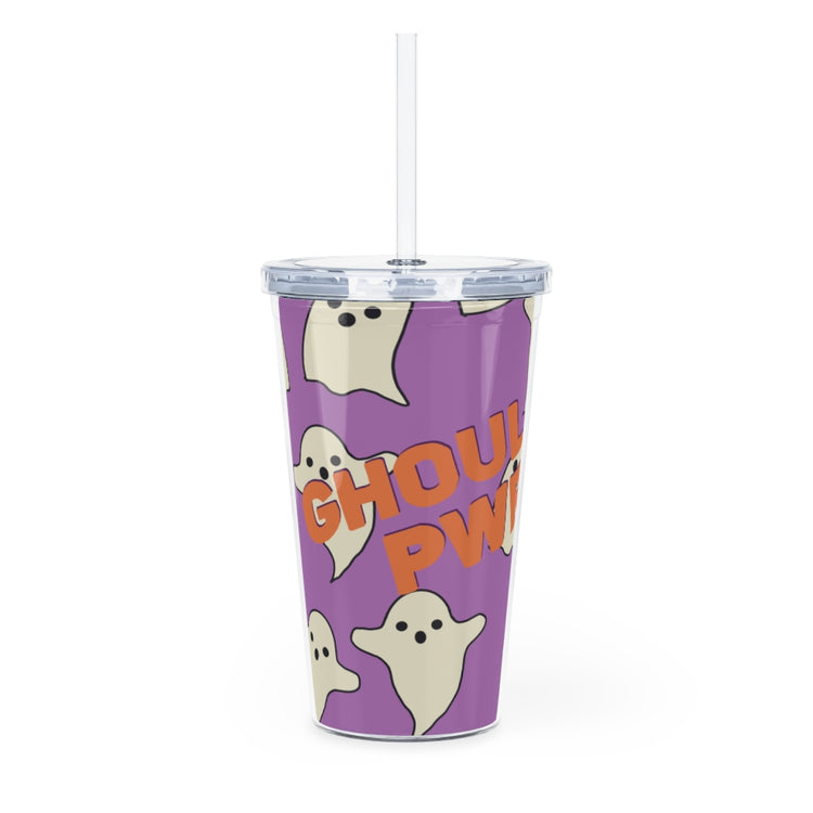 Ghoul PWR Plastic Tumbler with Straw