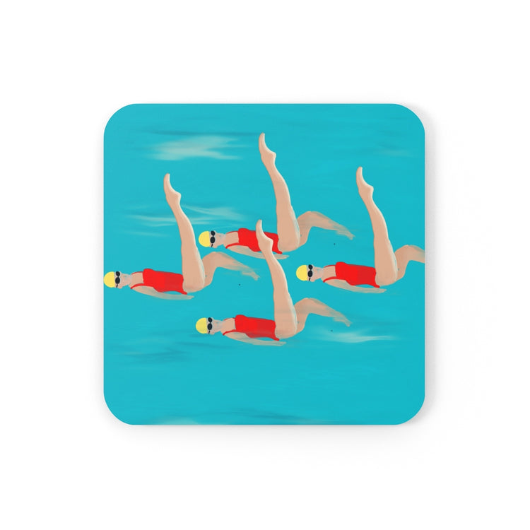 Synchronized Corkwood Coaster Set