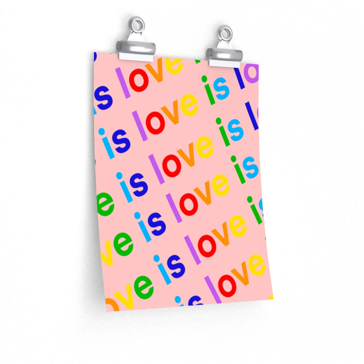 Love is Love vertical poster