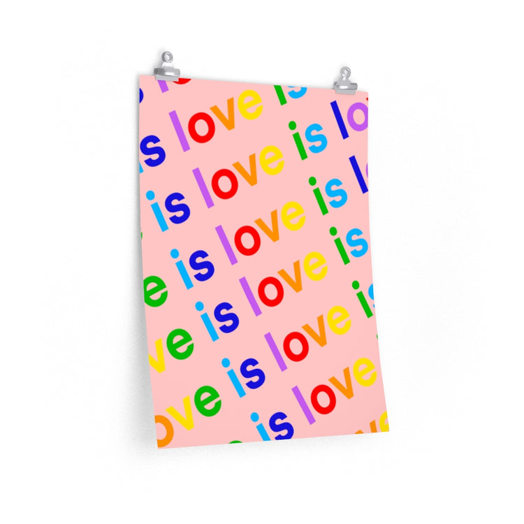 Love is Love vertical poster