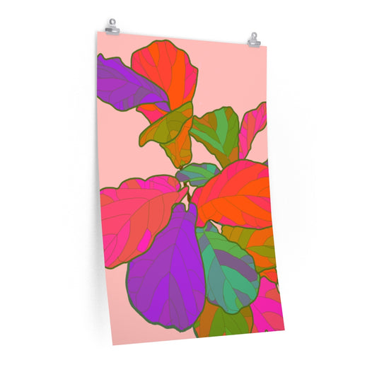 Funky Fiddle vertical poster