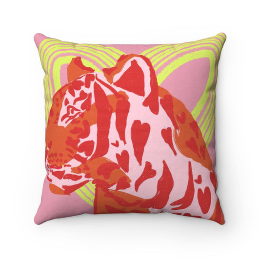 Lovey Tiger Square Pillow