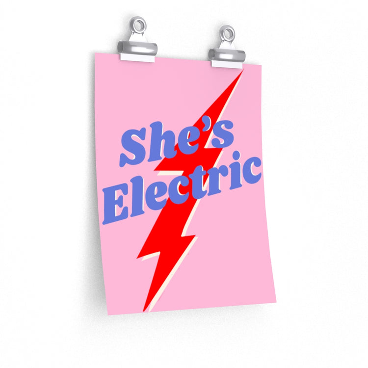 She's Electric vertical poster