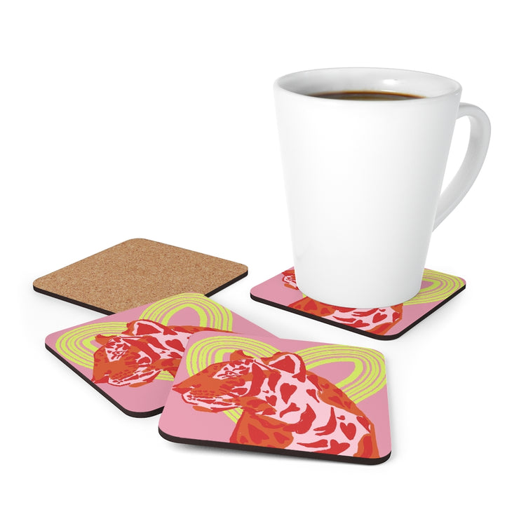 Lovey Tiger Coaster Set