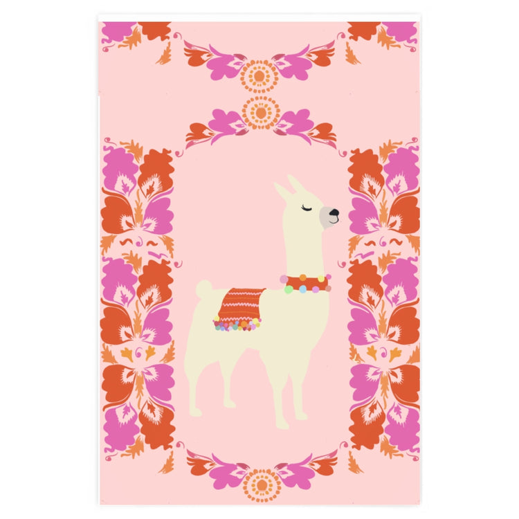 Lima Llama Wrapping Paper