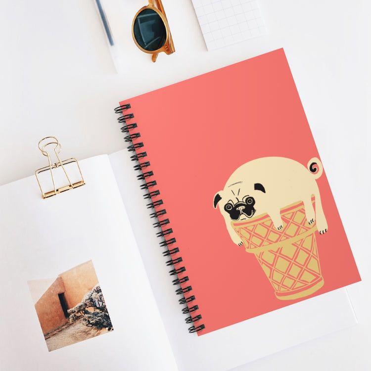 Pancakes and Ice Cream Spiral Notebook