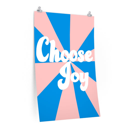 Choose Joy vertical poster
