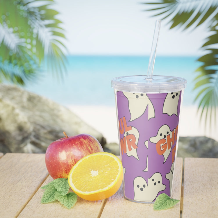 Ghoul PWR Plastic Tumbler with Straw