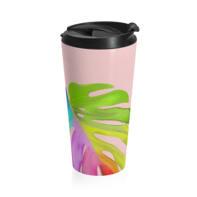 Magical Monstera Stainless Steel Travel Mug