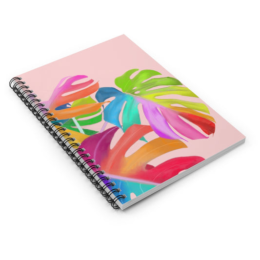 Magical Monstera Spiral Notebook
