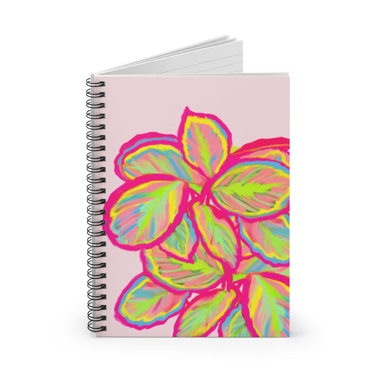 Colourful Calathea Spiral Notebook