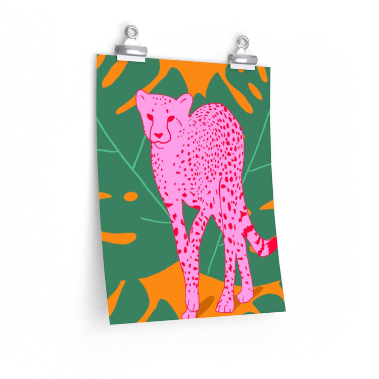 A Quick Cheetah vertical poster