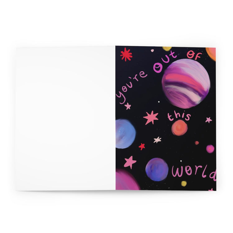 Out of this world Greeting Cards (5 Pack)