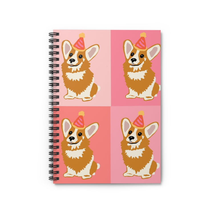 Four Corgs Spiral Notebook