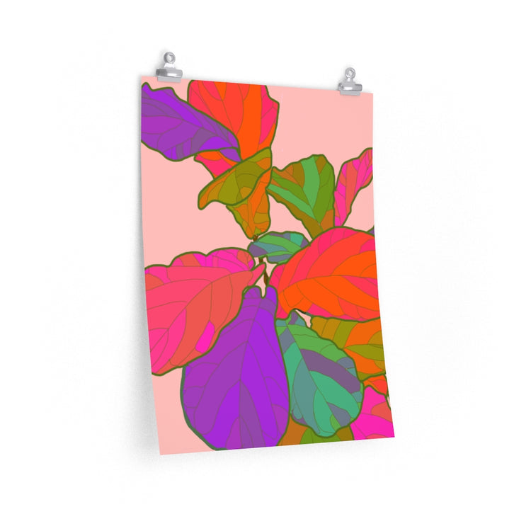 Funky Fiddle vertical poster