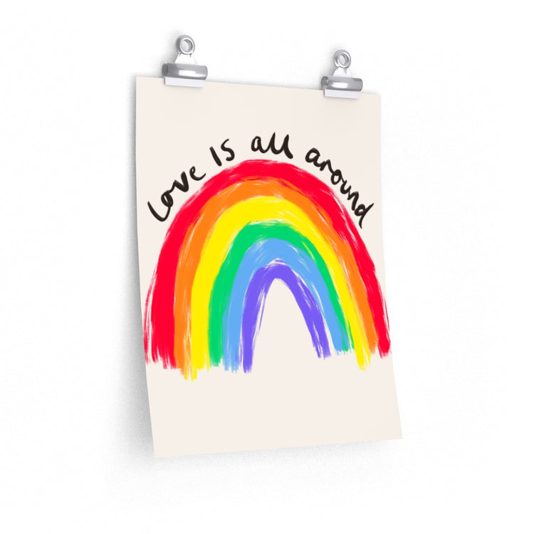 Love Is All Around vertical poster