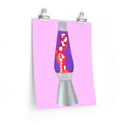 Take it Easy vertical poster