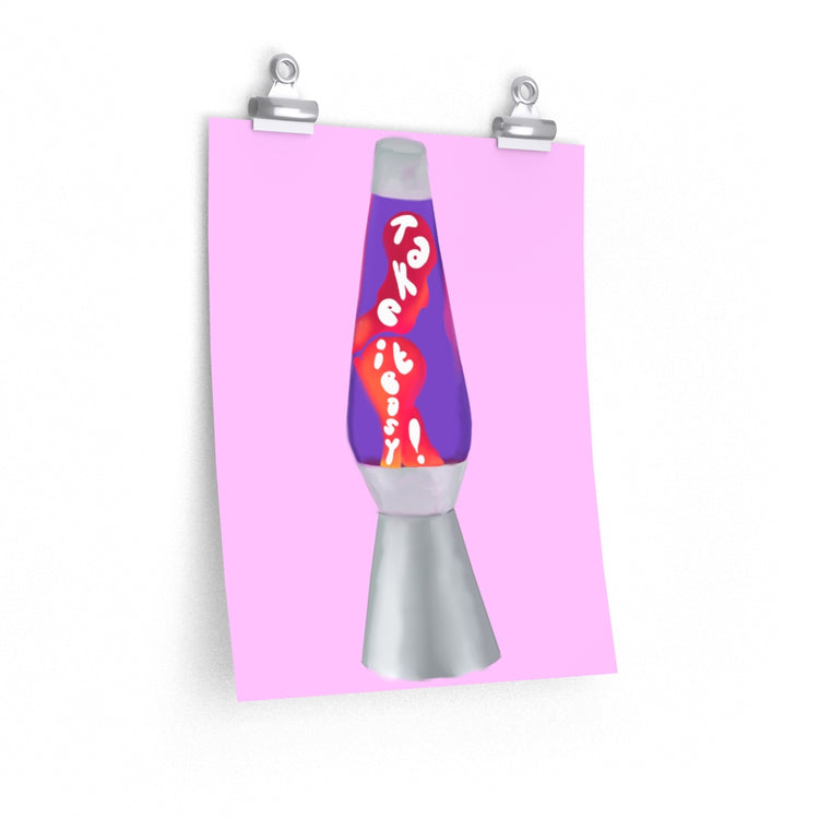 Take it Easy vertical poster