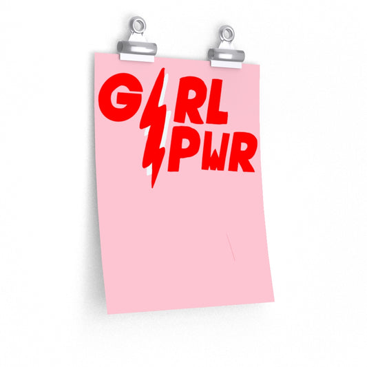 Girl PWR vertical poster