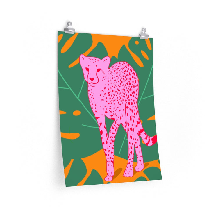 A Quick Cheetah vertical poster