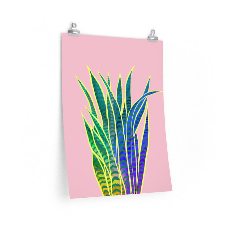 Sarah's Snake Plant vertical poster