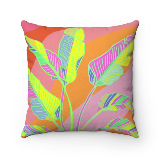 Banana Rave Square Pillow