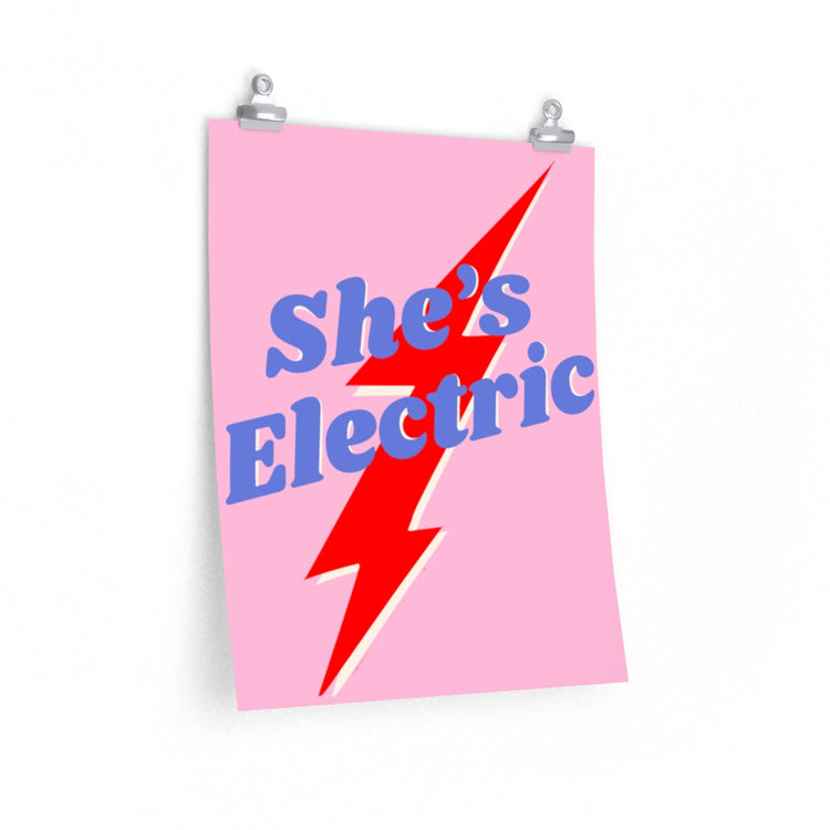 She's Electric vertical poster