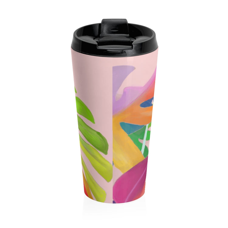 Magical Monstera Stainless Steel Travel Mug