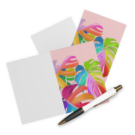 Magical Monstera Greeting Cards (5 Pack)