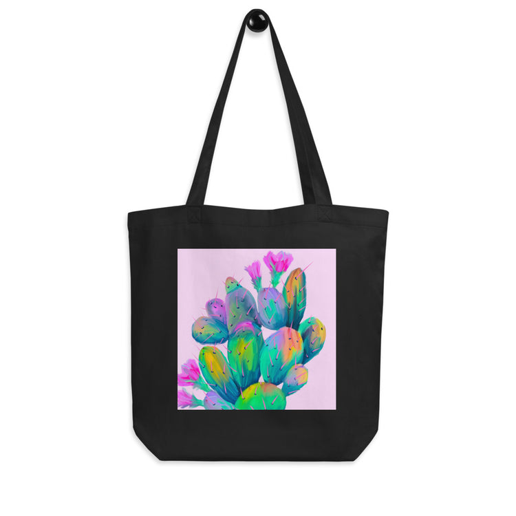 Pink Prickly Pear Eco Tote Bag