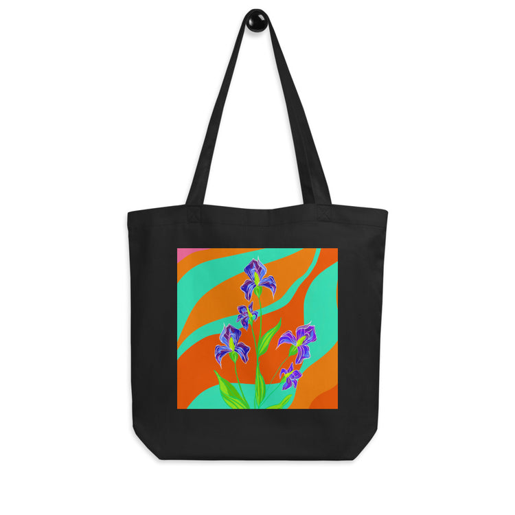 Groovy Iris Eco Tote Bag