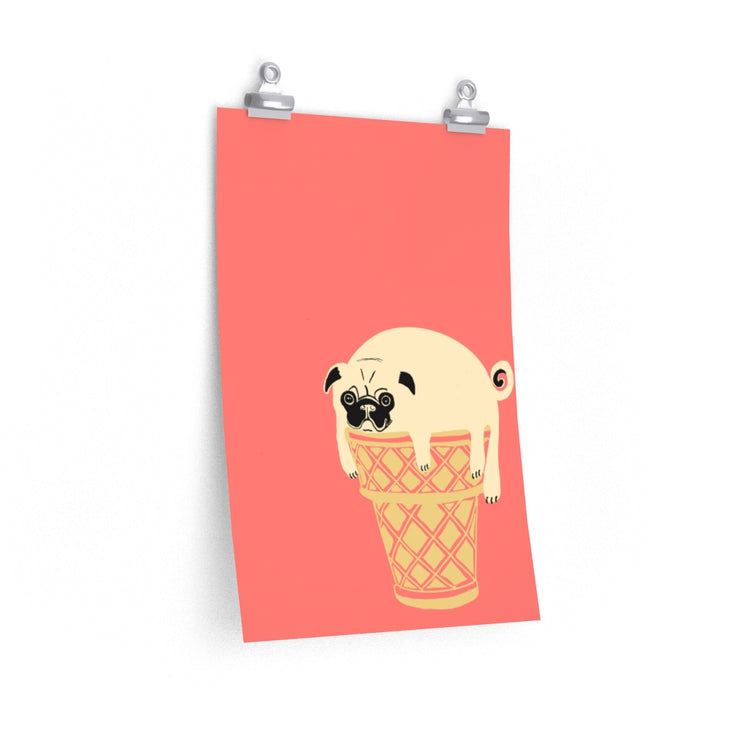Pancakes and Ice Cream vertical poster