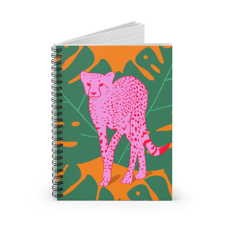 A Quick Cheetah Spiral Notebook