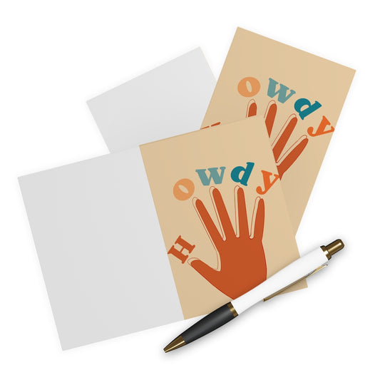 Howdy Greeting Cards (5 Pack)