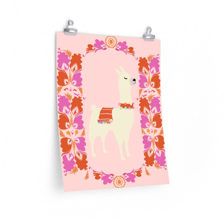Lima Llama vertical poster