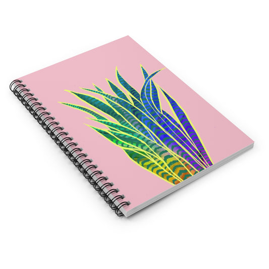 Sarah's Snake Plant Spiral Notebook