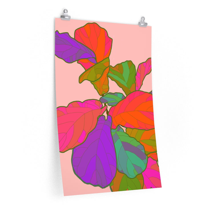 Funky Fiddle vertical poster