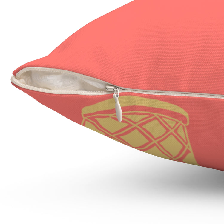 Pancakes and Ice cream Square Pillow