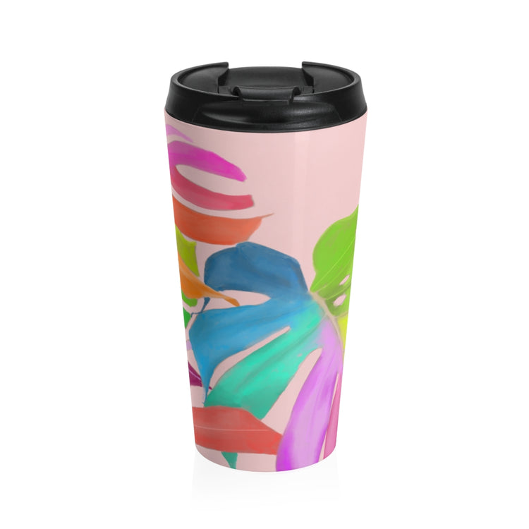 Magical Monstera Stainless Steel Travel Mug