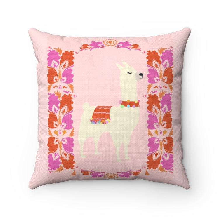 Lima Llama Square Pillow
