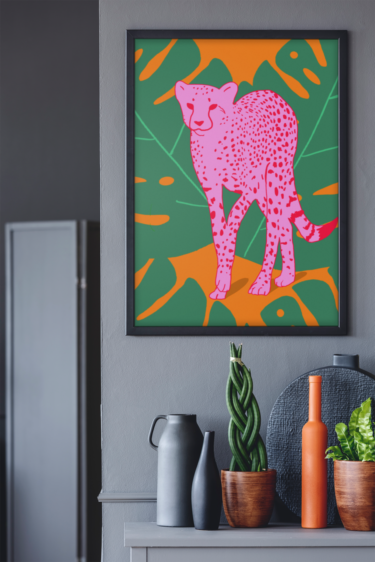 A Quick Cheetah vertical poster