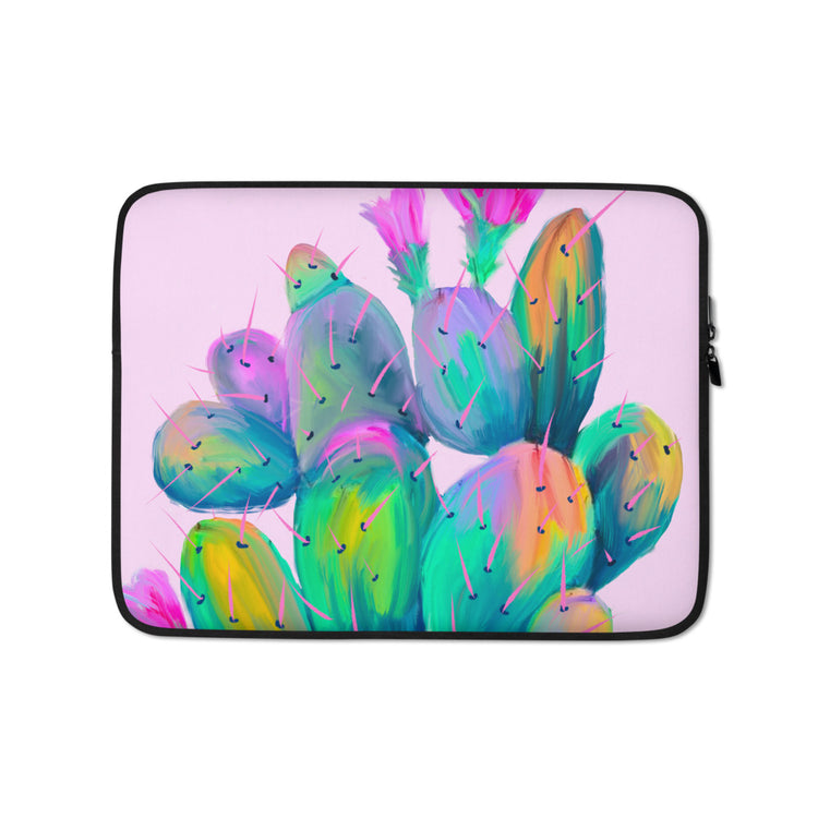 Pink Prickly Pear Laptop Sleeve