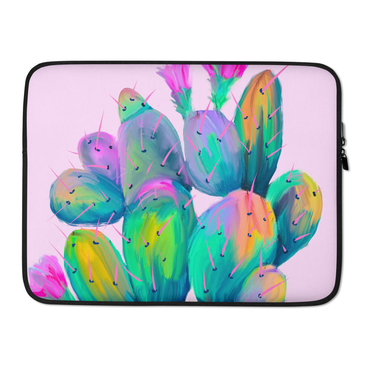 Pink Prickly Pear Laptop Sleeve