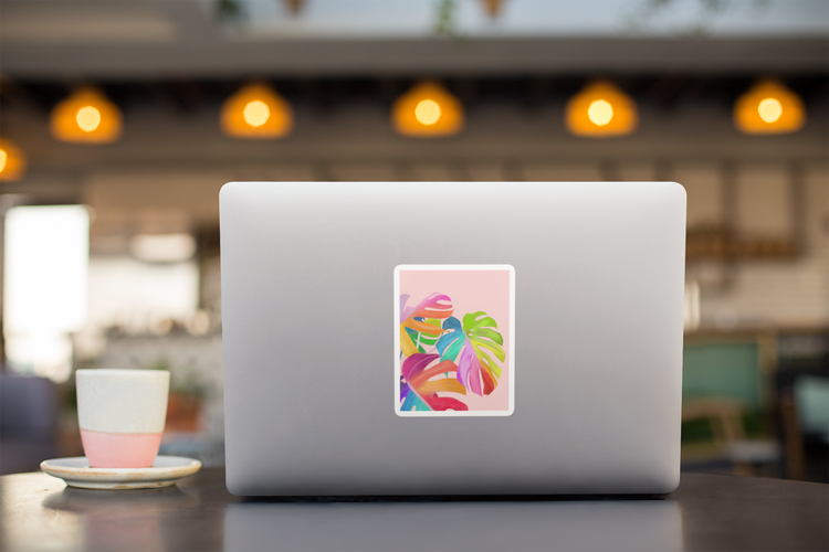 Magical Monstera Sticker